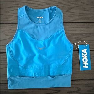 Hoka Sky Blue Running Tank